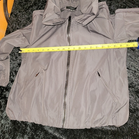 ANN TAYLOR Charcoal  Full Zip Jacket Size M - Picture 10 of 13